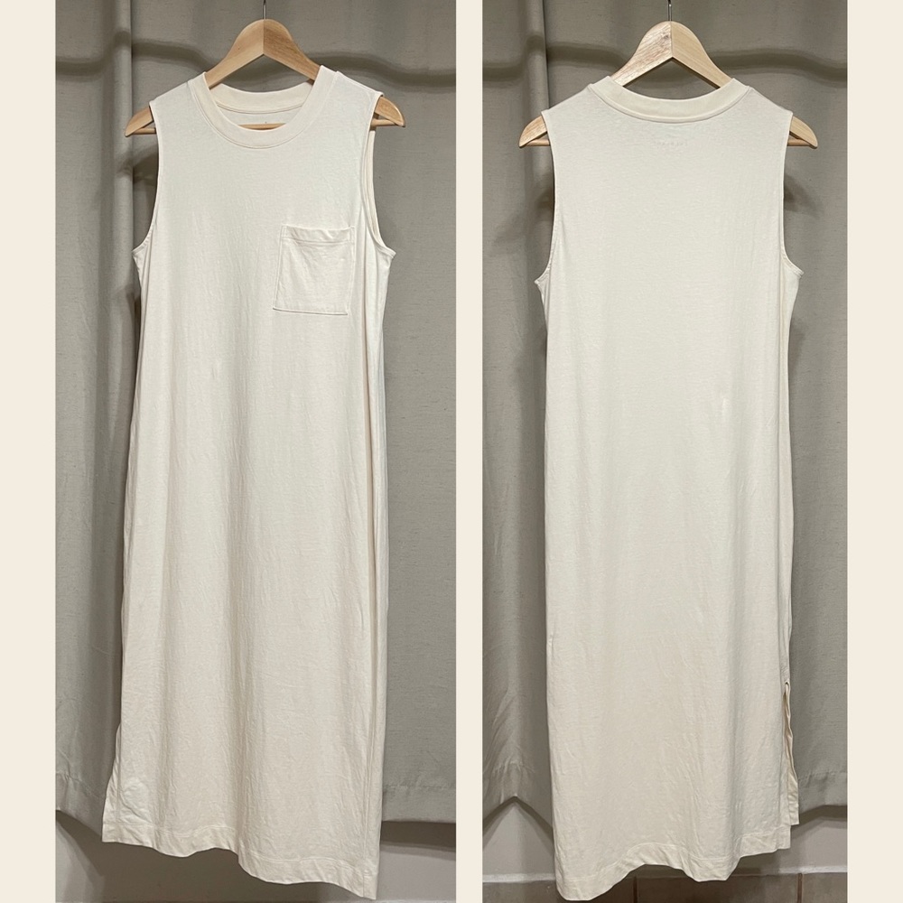 Everlane Long Weekend Tank Dress in Canvas